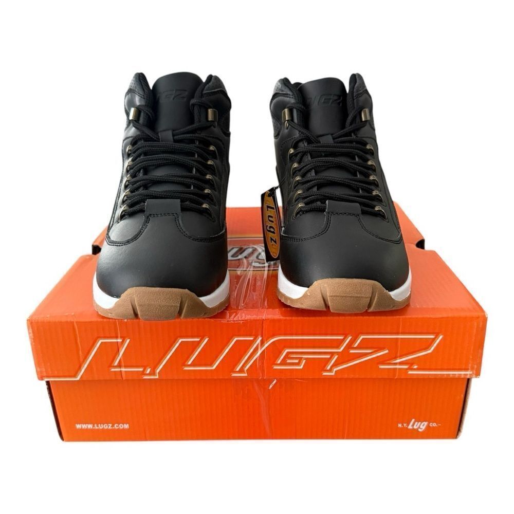 Lugz Rapid Black White Gum Sneaker Boots Men's Size 9 NIB MRAPIV-012 - Picture 2 of 11